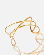 Load image into Gallery viewer, Eternal Bracelet with hand-crafted 24k gold plating over nickel-free brass.