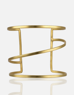 Cargue la imagen en el visor de la galería, ZicZac Bracelet with 24k gold plating on nickel-free brass.