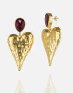 Load image into Gallery viewer, Love with Natural Stone Earring