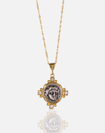 Load image into Gallery viewer, Medusa Sapphire Pendant Necklace