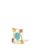 Load image into Gallery viewer, Aurora Gemstone Cuff - Aquadan.co