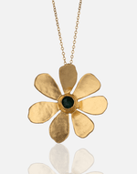 Cargue la imagen en el visor de la galería, Golden Orchid Blossom Necklace - Aquadan.co