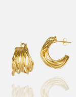 Load image into Gallery viewer, Hoops on Hoops Earrings - Aquadan.co