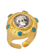Cargue la imagen en el visor de la galería, Medusa Crystal Pointed Adjustable Ring - Aquadan.co
