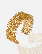Load image into Gallery viewer, Coral Padova Bracelet handcrafted with coral elements and 24K gold plating, BR00245.
