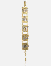 Luxurious Squares Motif Bracelet with intricate design, SKU BR00316.