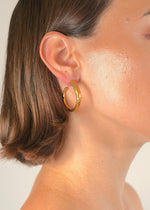 Load image into Gallery viewer, Antique Hoop Earring
