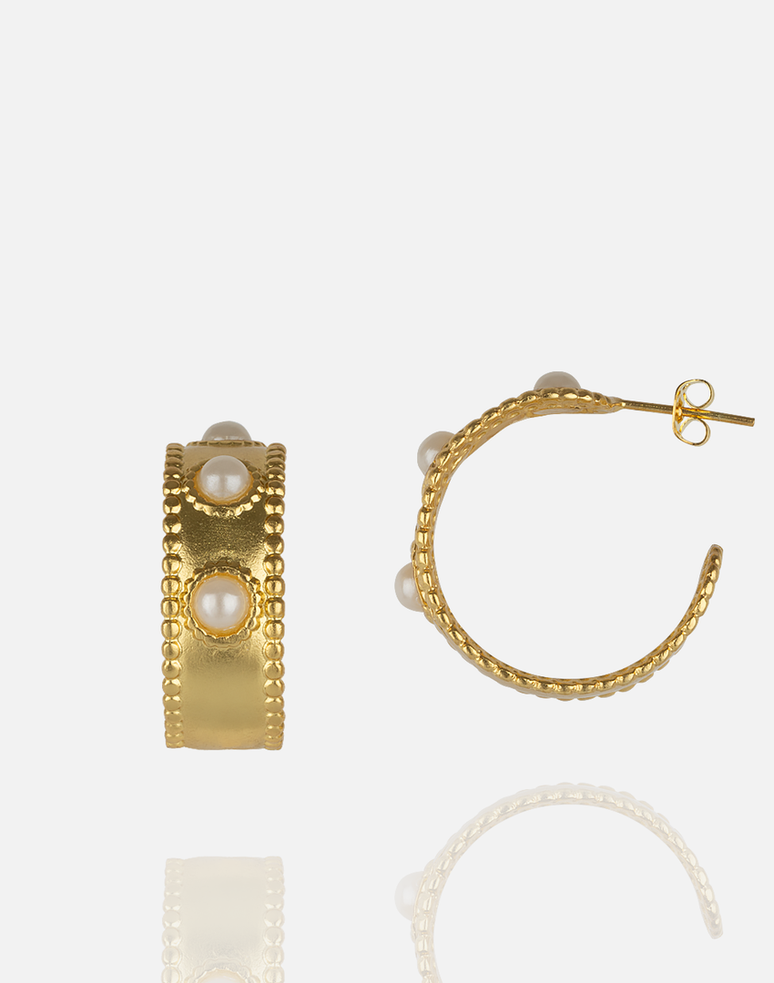 Hoops in Love Earring