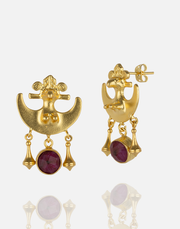 Golden Eclipse Earrings