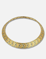 Load image into Gallery viewer, Royal Princess Flower Narrow Collar Necklace

