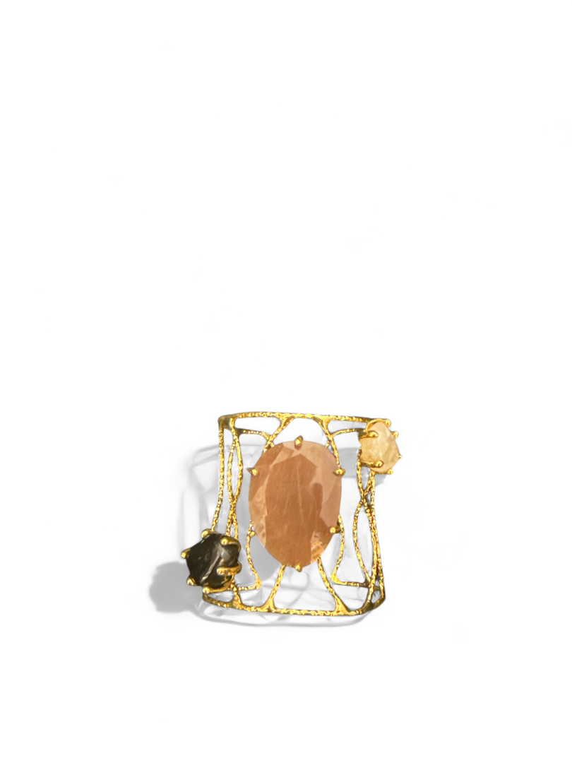 Aurora Gemstone Cuff