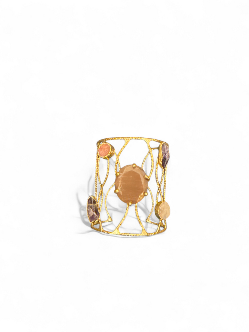 Aurora Gemstone Cuff