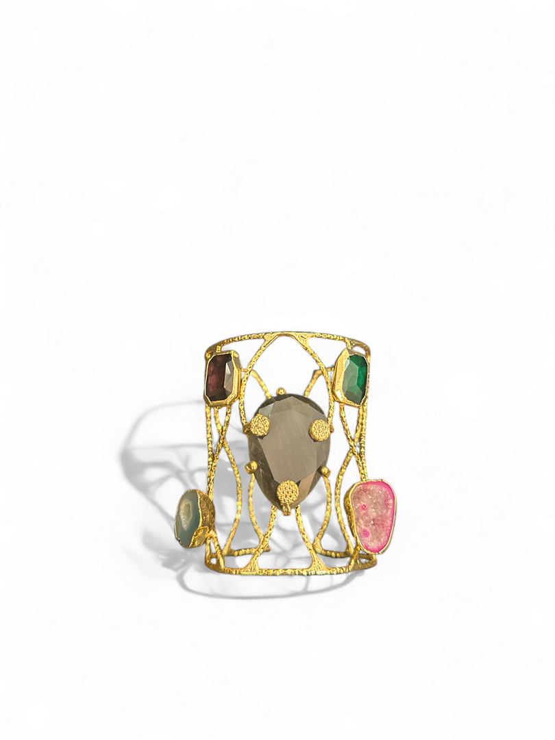 Aurora Gemstone Cuff