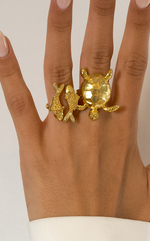 Cargue la imagen en el visor de la galería, Anillo de pareja de peces de oro
