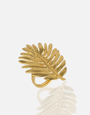 RG00329 24K gold plated adjustable ring inspired by Hellenistic and Roman designs.