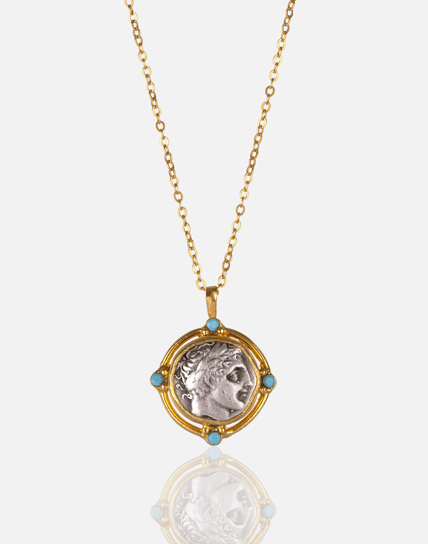 Alexander Coin Necklace - Aquadan.co