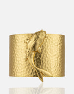 Cargue la imagen en el visor de la galería, Gold Koi Fish Cuff - Aquadan.co