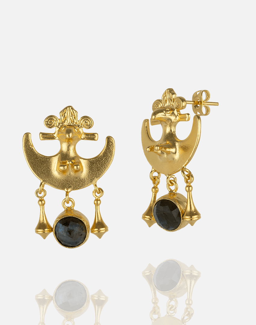 Golden Eclipse Earrings - Aquadan.co
