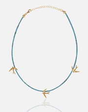 Golden Swallow Necklace - Aquadan.co