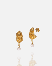 Grape Pearl Earring - Aquadan.co