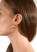 Load image into Gallery viewer, Hoops on Hoops Earrings - Aquadan.co