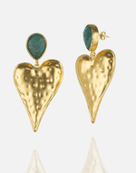 Load image into Gallery viewer, Love with Natural Stone Earring - Aquadan.co