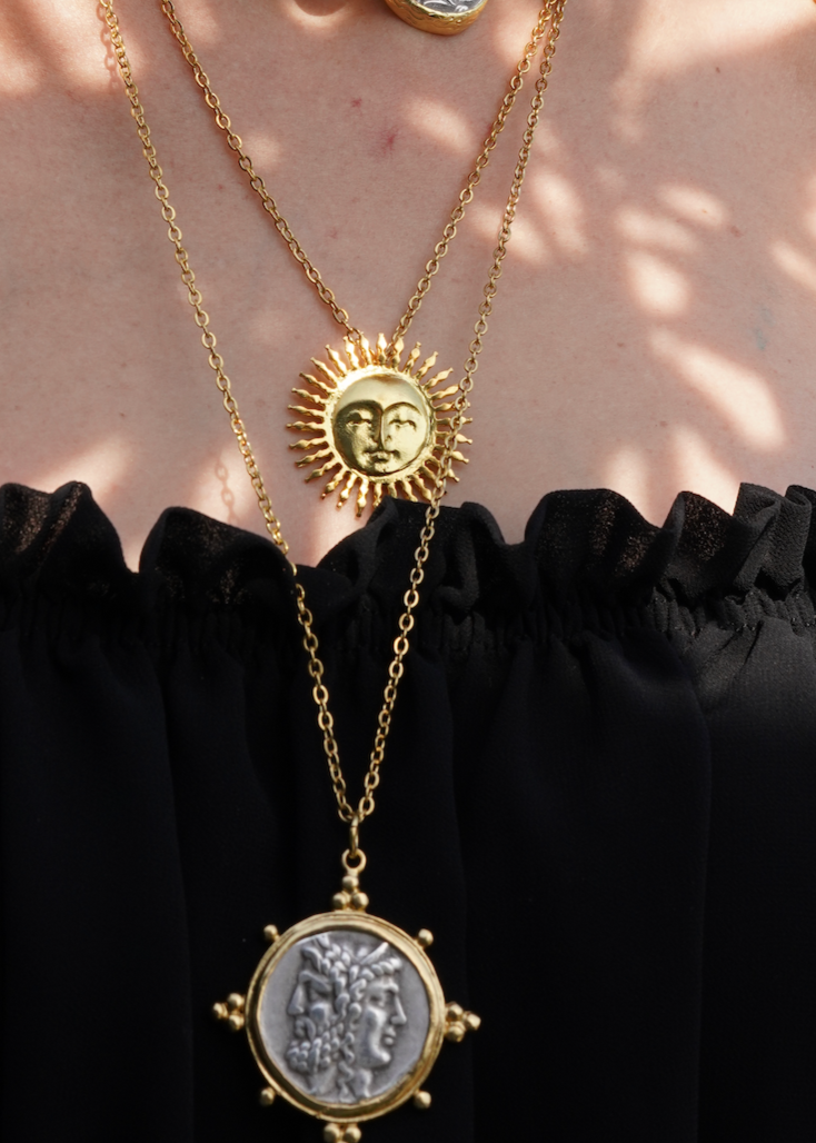 Janus Duality Pendant Necklace
