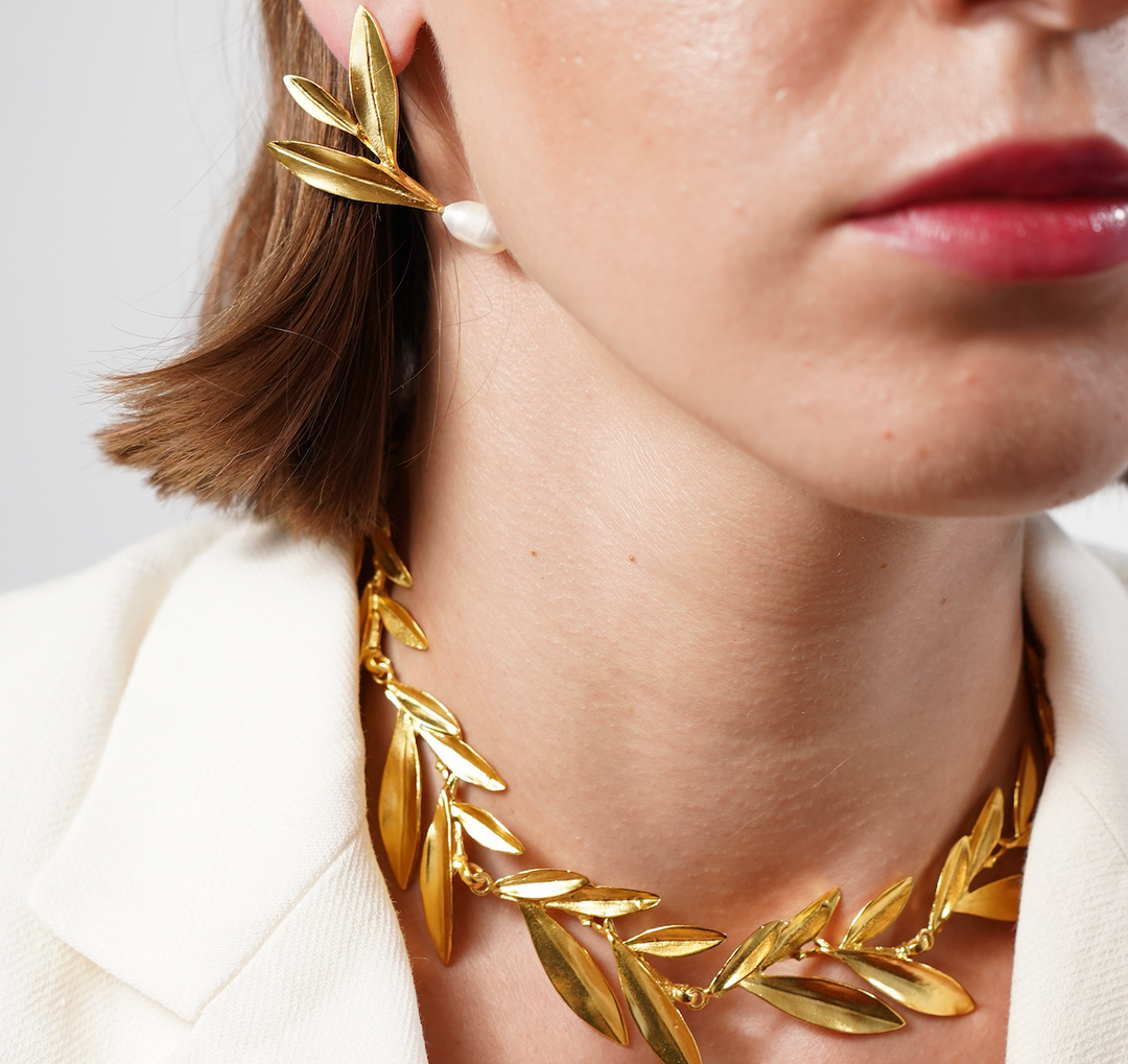 Olive Branch Necklace