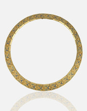 Royal Princess Flower Narrow Collar Necklace - Aquadan.co